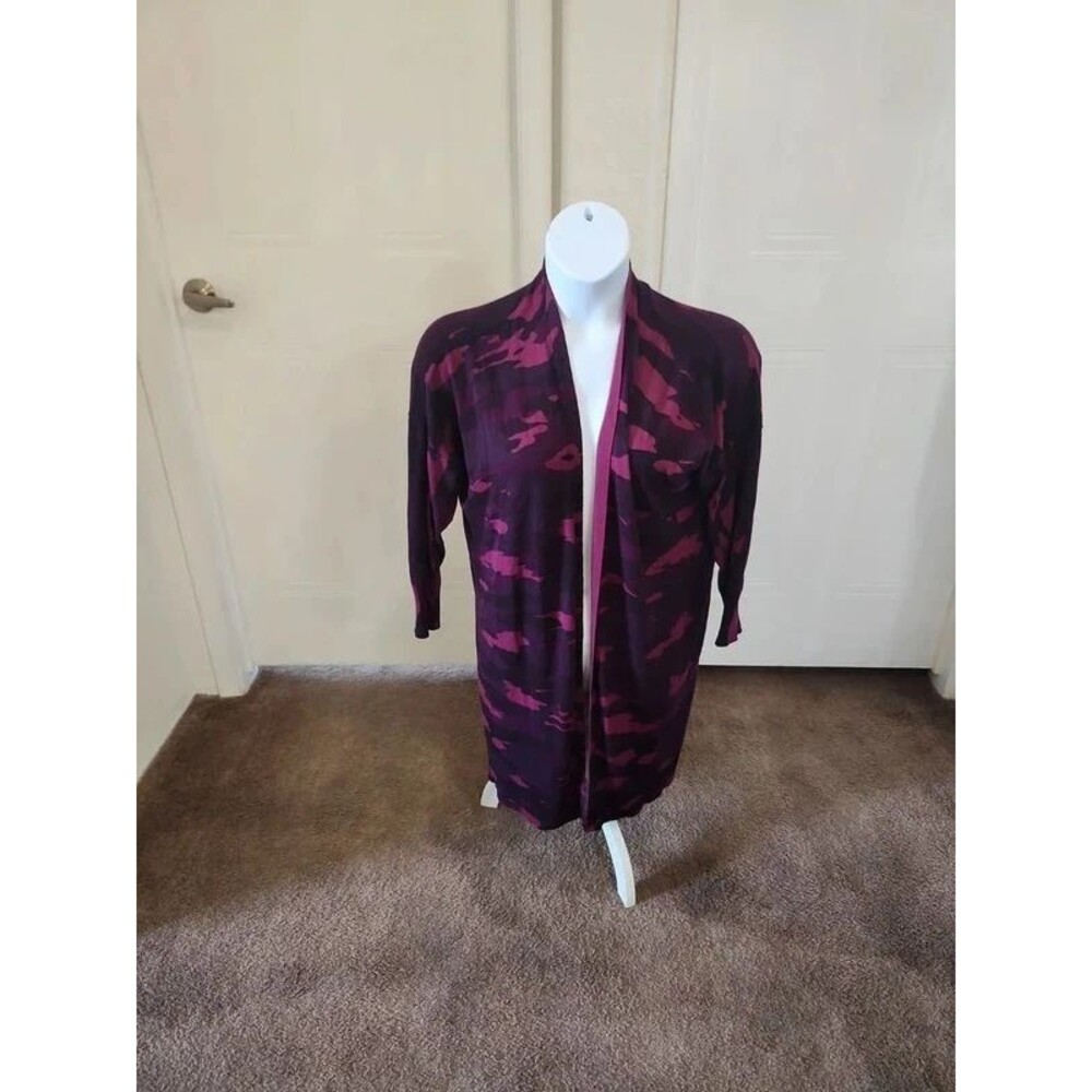 Terra & Sky purple pink cami shrug SZ 1X